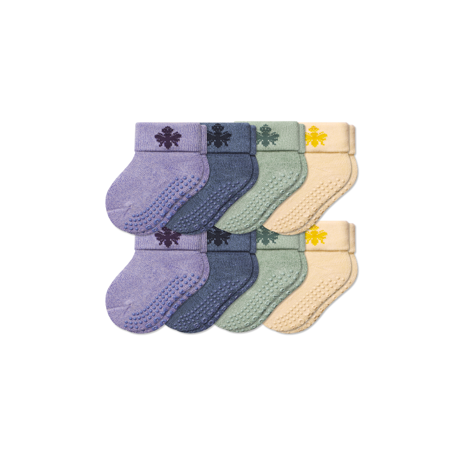 Baby Gripper Sock 8-Pack (6-12 Months) - Daily Pick