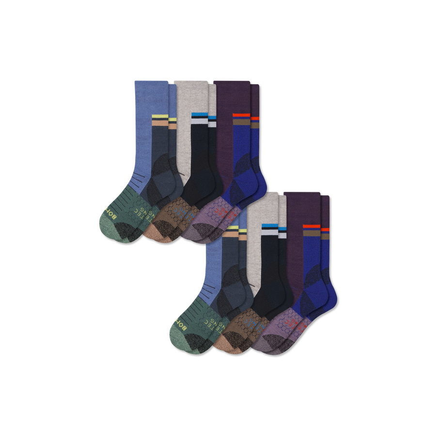 Men's Hiking Calf Sock 6-Pack - Essential Ready