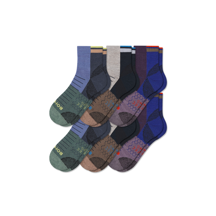 Women's Hiking Quarter Sock 6-Pack - Ready Pair