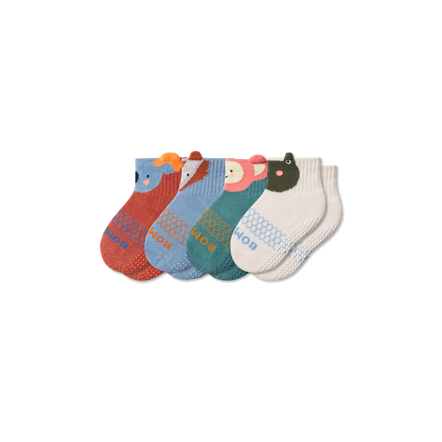 Toddler Forest Friends Calf Sock 4-Pack - Premium Pick