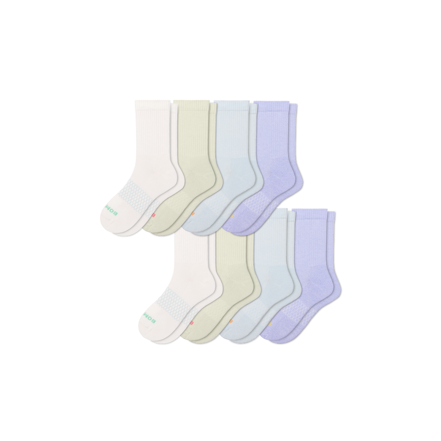 Women's Marl Half Calf Sock 8-Pack - Ready Pair
