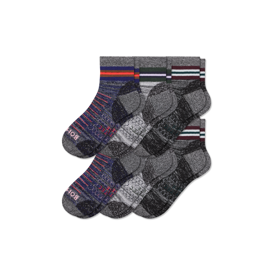 Men's Hiking Quarter Sock 6-Pack - Ready Pick