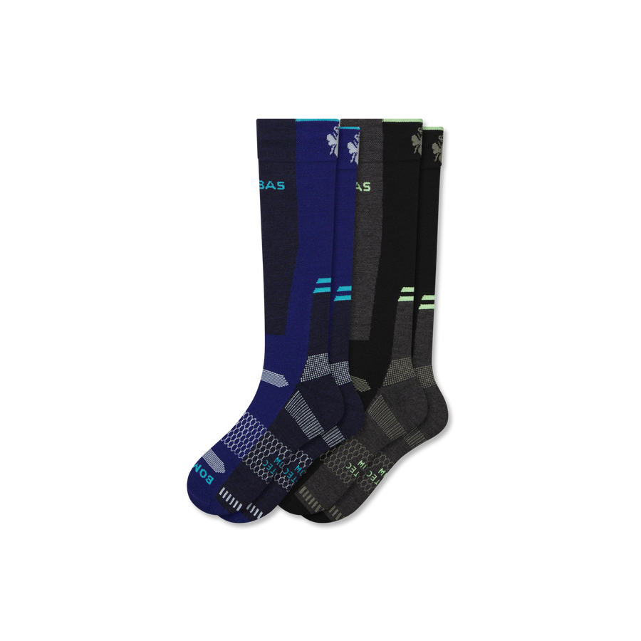 Women's Mid-Cushion Merino Wool Blend Ski & Sock 2-Pack - Easy Choice