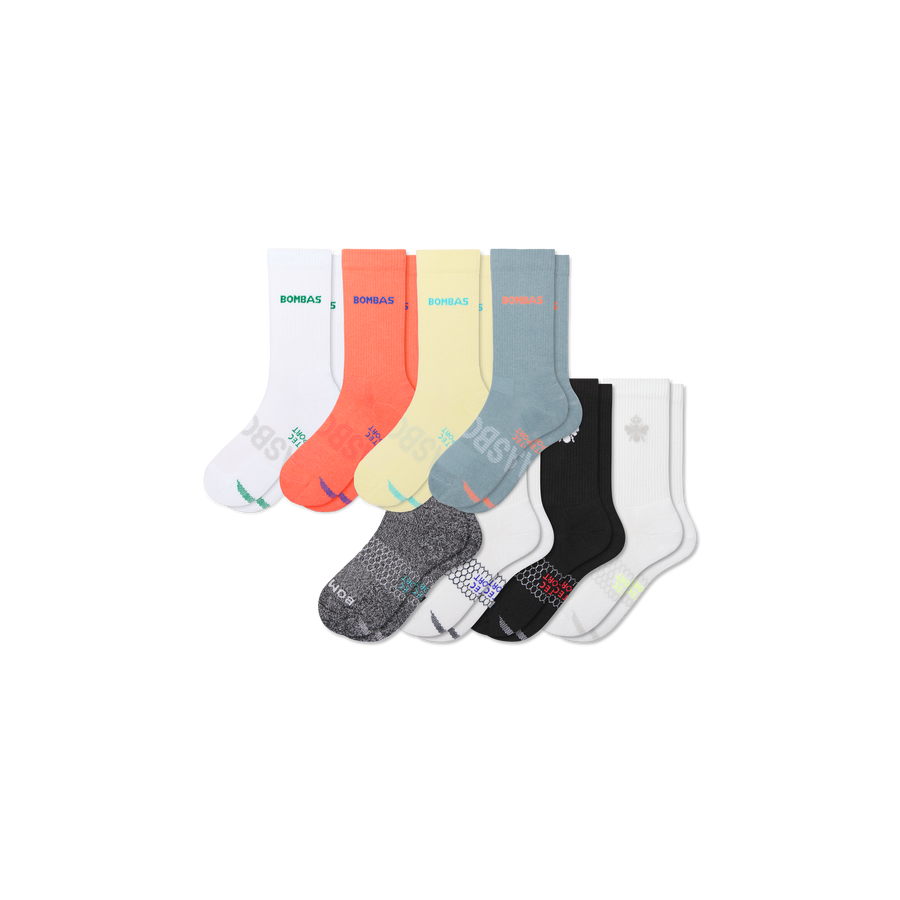 Youth All Sport Calf Sock 8-Pack - Soft Step