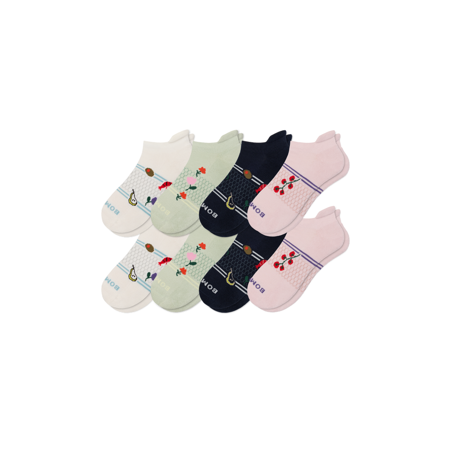 Women's Dinner Party Ankle Sock 8-Pack - Ready Pick