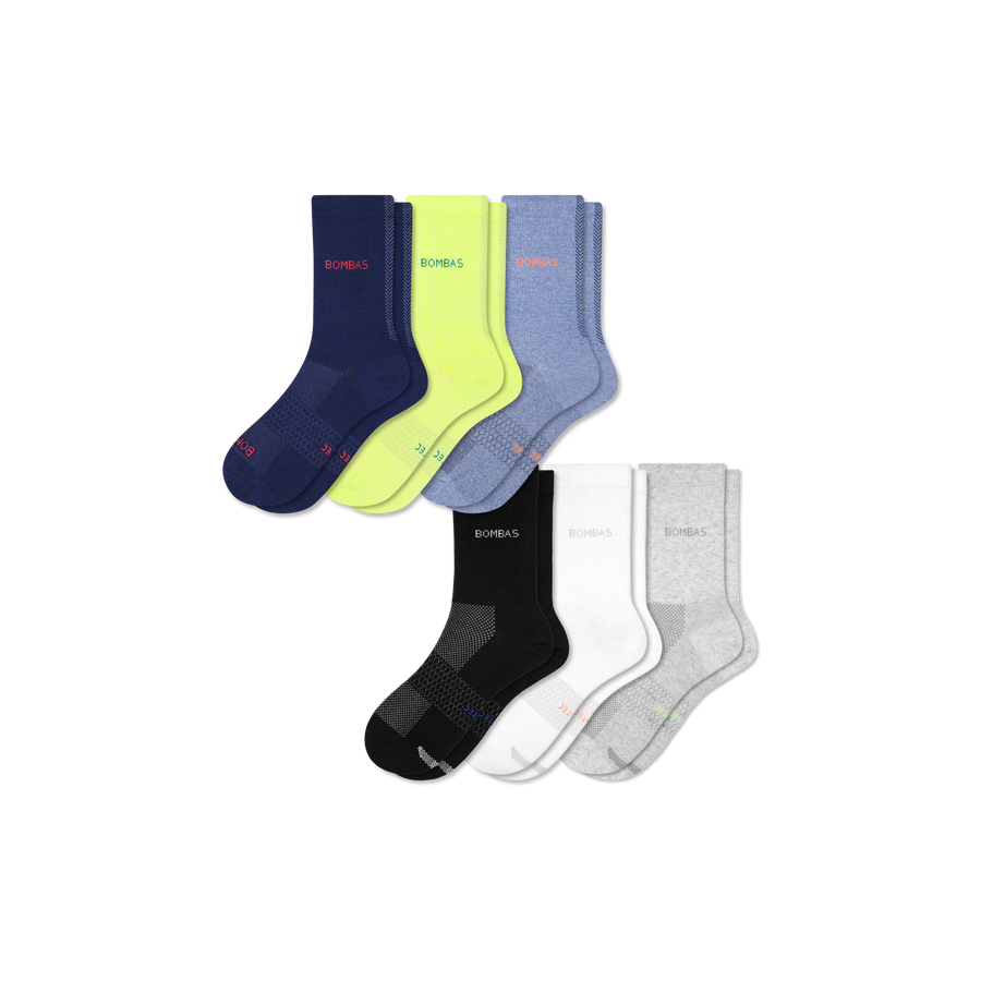 Men's Sport Half Calf Sock 6-Pack - Light Cushion