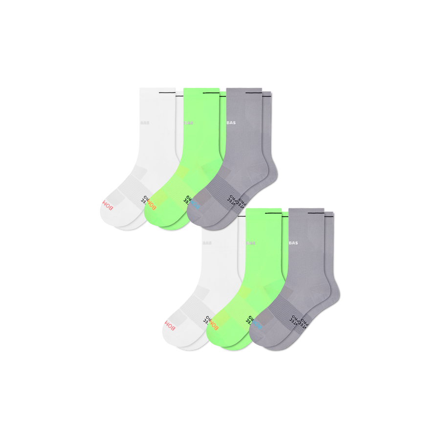 Women's RunPro Half Calf Sock 6-Pack - Modern Touch