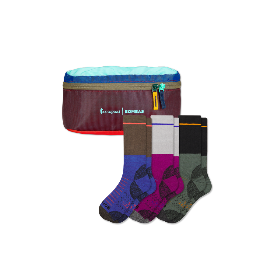 Men's Hiking Calf Sock 3-Pack & Cotopaxi Fanny Pack - Ready Pick