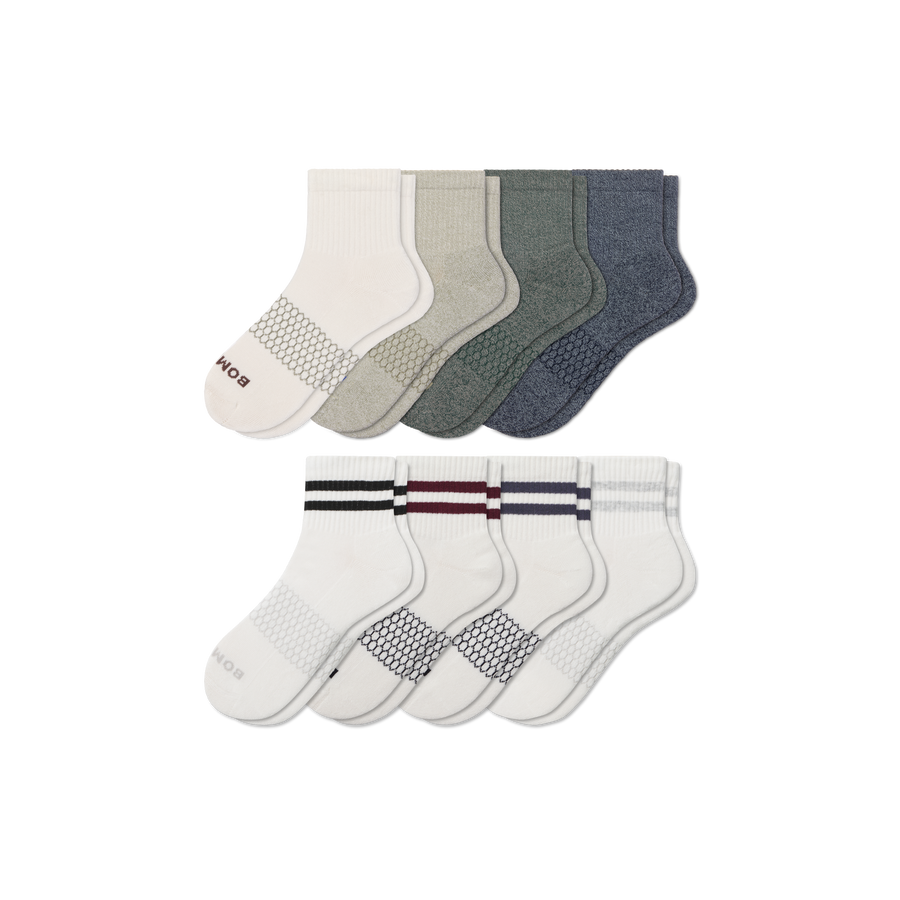 Men's Quarter Sock 8-Pack - Daily Step