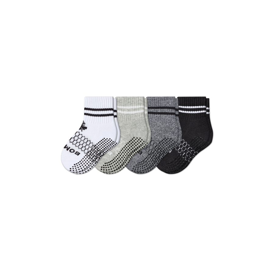 Toddler Gripper Calf Sock 4-Pack - Everyday Pair