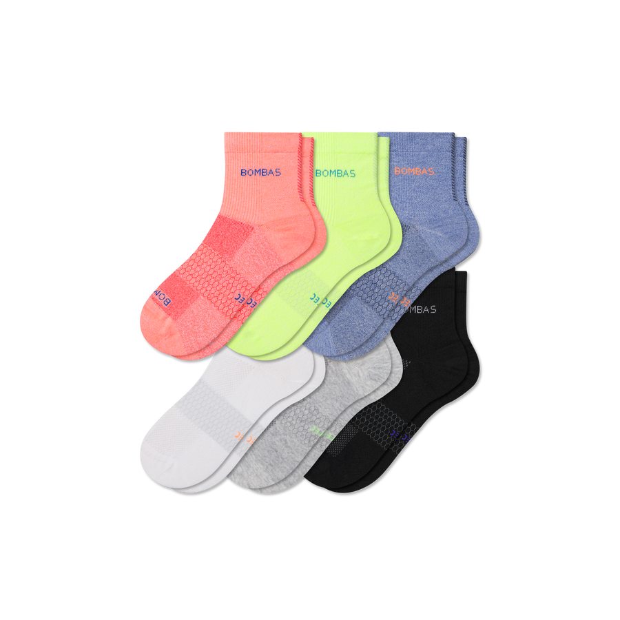 Women's Sport Quarter Sock 6-Pack - Essential Ready
