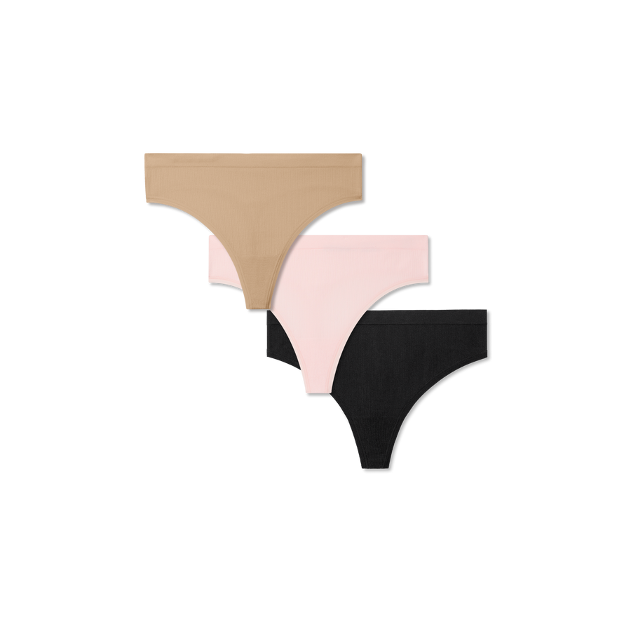 Women's Thong 3-Pack - Weekend Comfort