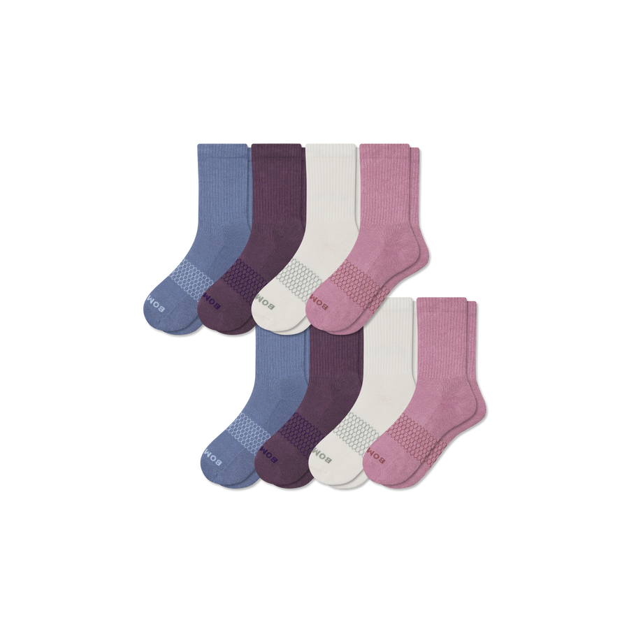 Women's Solids Half Calf Sock 8-Pack - Ready Pick