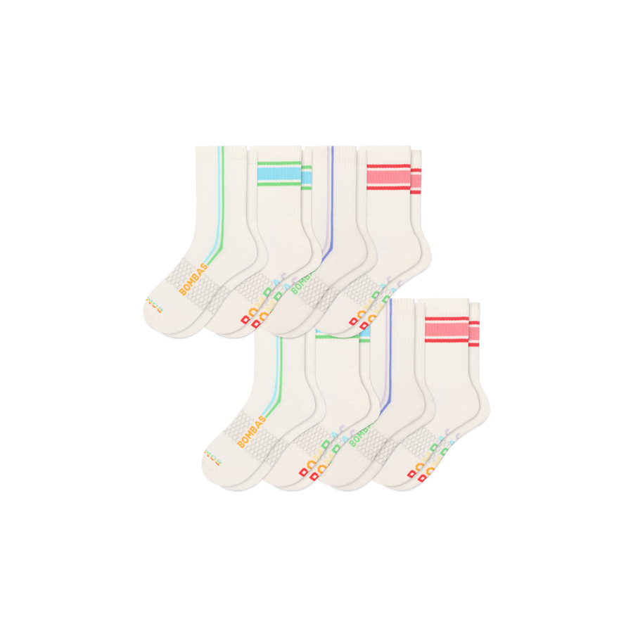 Pride Half Calf Sock 8-Pack - Everyday Pair