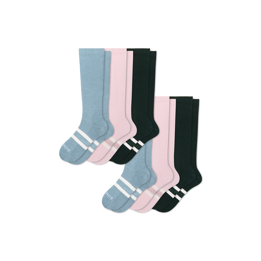 Women's Knee High Sock 6-Pack (15-20mmHg) - Premium Pick