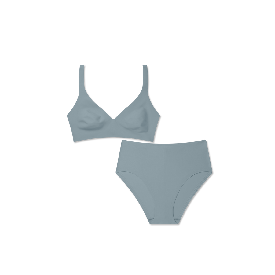 Women’s No Show Plunge Bralette + Hipster Pack - Easy Choice