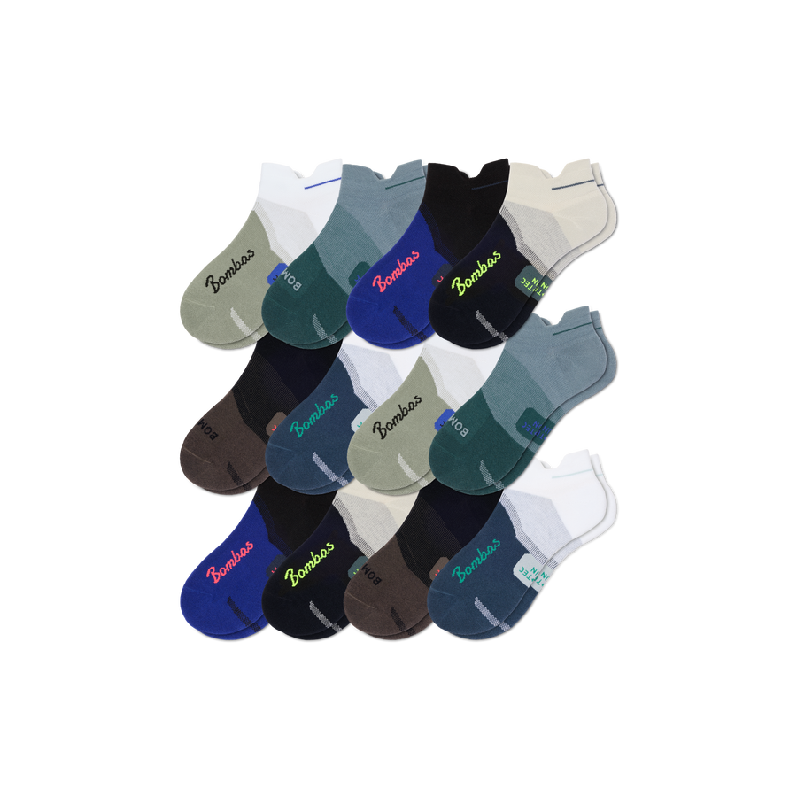 Men's Run Ankle Sock 12-Pack - Simple Style