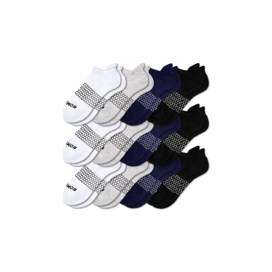 Men's Solids Ankle Sock 12-Pack - Easy Pair