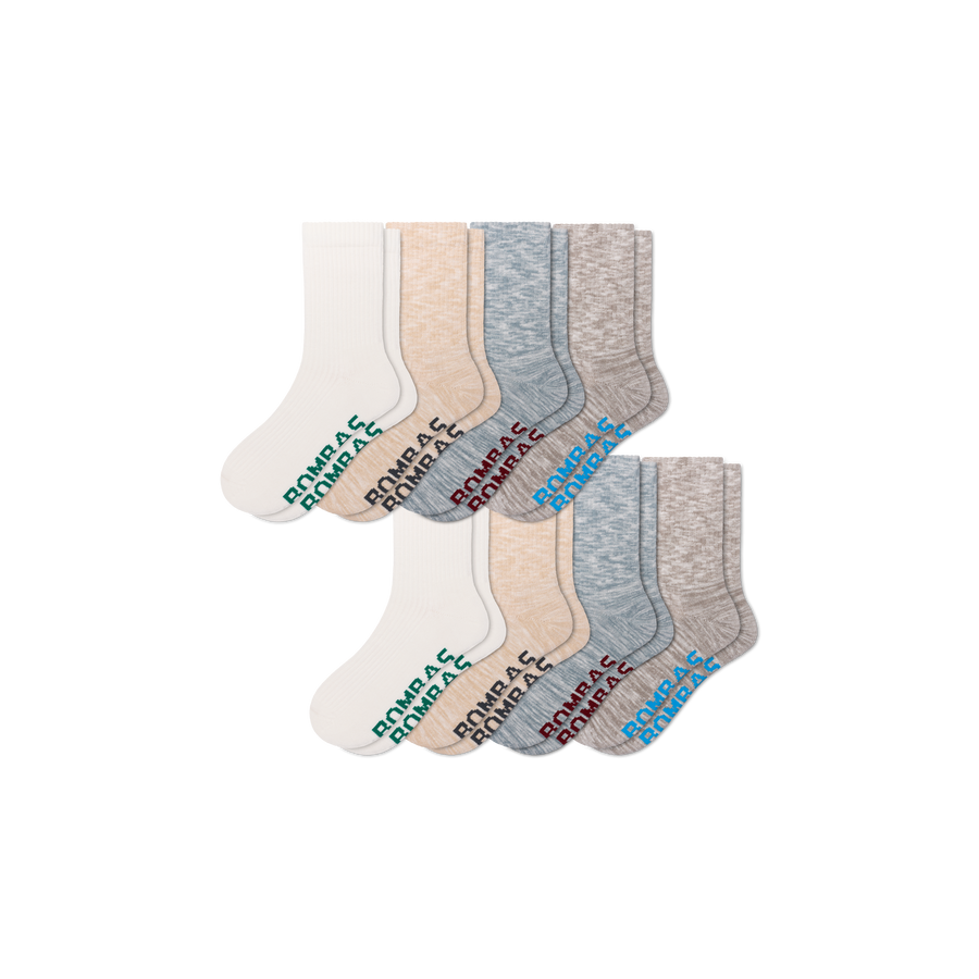 Women's Summer Ragg Half Calf Sock 8-Pack - Premium Pick