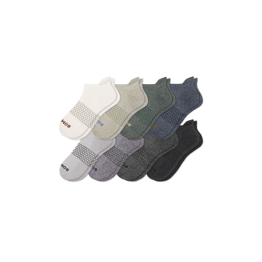 Men's Marl Ankle Sock 8-Pack - Travel Pair