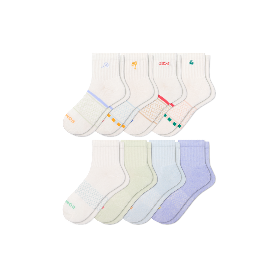 Women's Quarter Sock 8-Pack - Soft Step