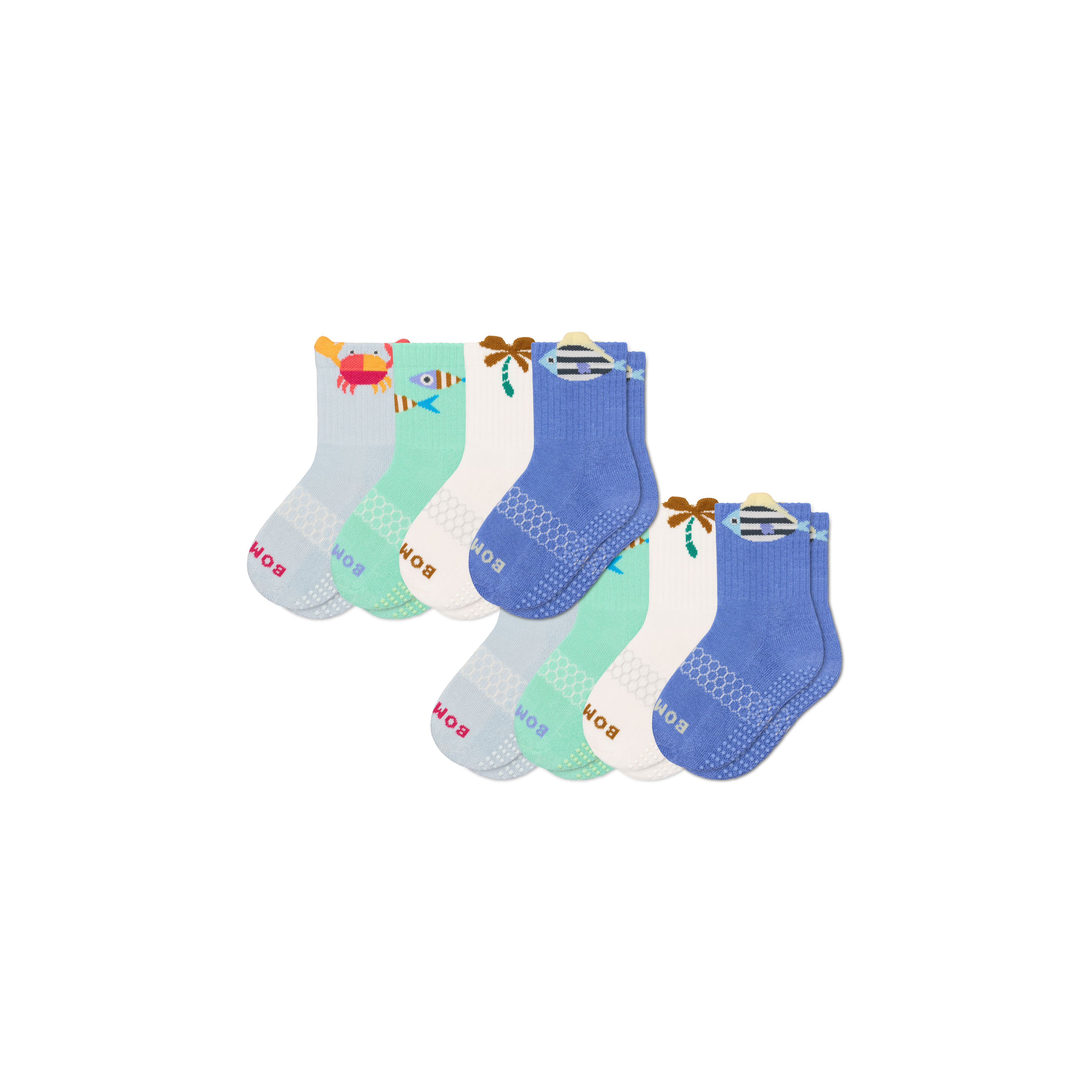 Junior Calf Sock 8-Pack - tropical mix L